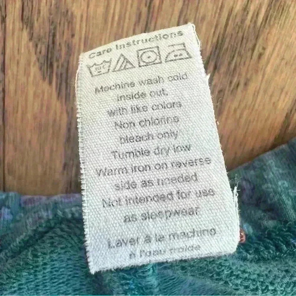 Tea Turquoise Floral Cargo Legging Pants Girls Size 4 - Picture 10 of 10